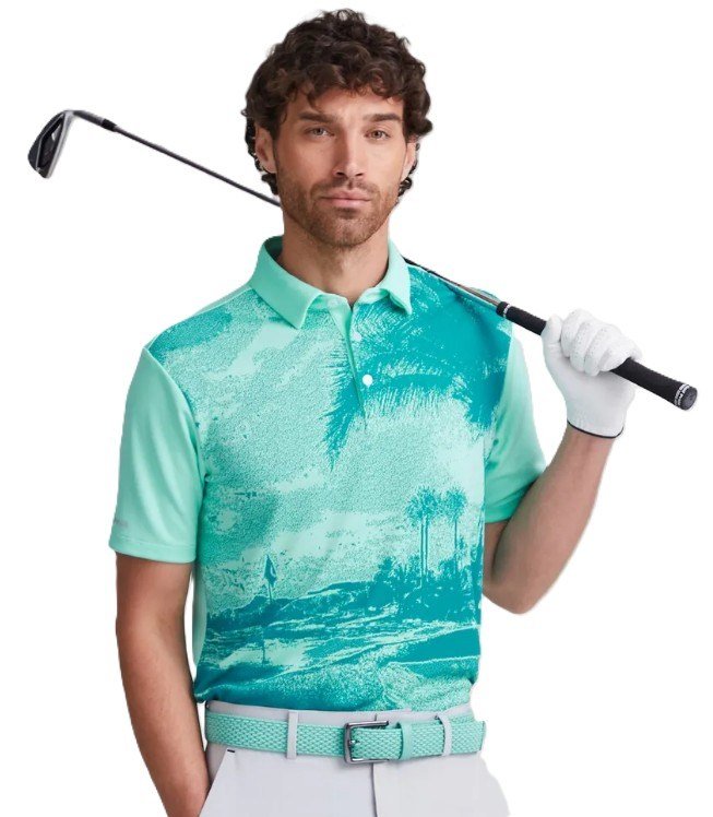 PING Tiago polo homme, green bay multi