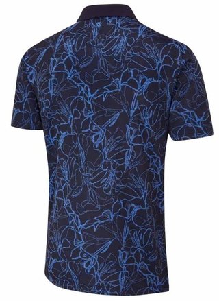 PING Orlando polo homme, marine/bright cobalt