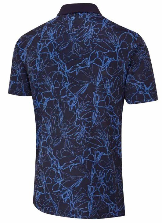 PING Orlando polo homme, marine/bright cobalt