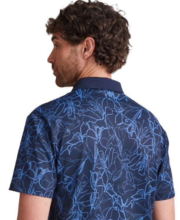 PING Orlando polo homme, marine/bright cobalt