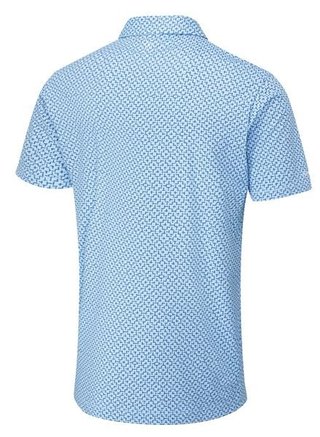 PING Ephron Printed polo homme, baltic sea multi