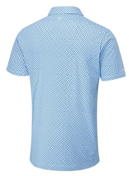 PING Ephron Printed polo homme, baltic sea multi