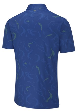 PING Ephron Printed polo homme, inky multi