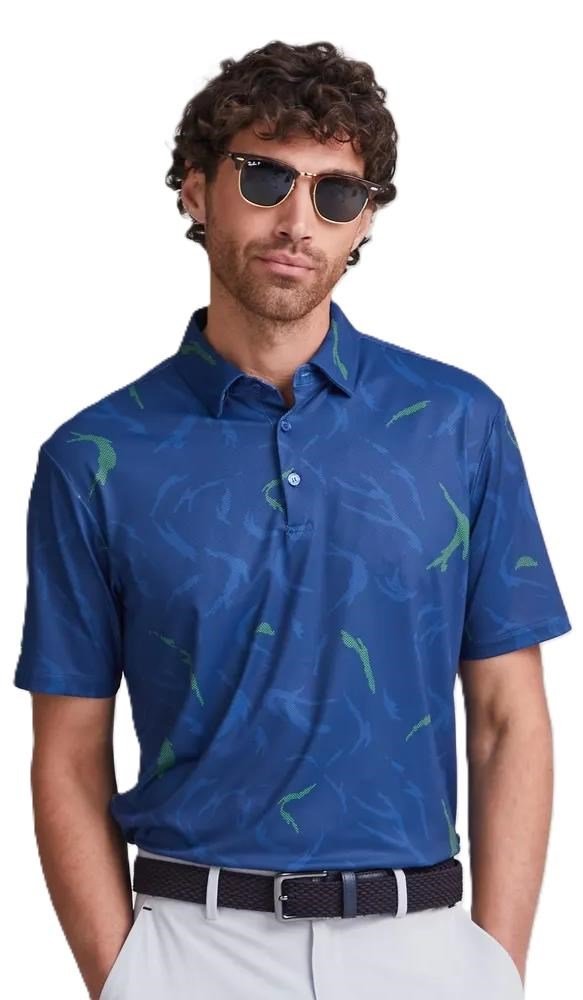 PING Ephron Printed polo homme, inky multi