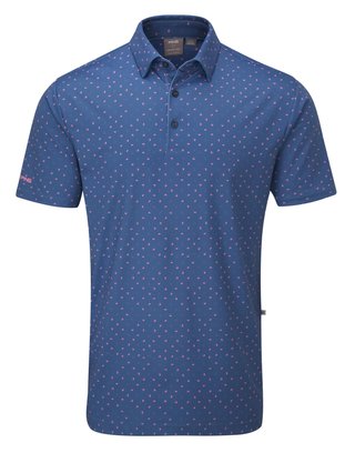 PING Ephron Printed polo homme, stellar multi