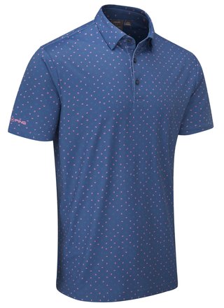 PING Ephron Printed polo homme, stellar multi