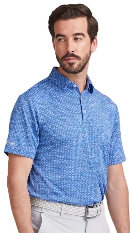 PING Rafe polo homme, bright cobalt