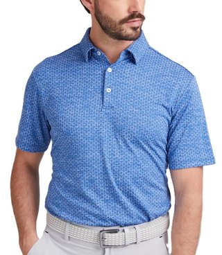 PING Rafe polo homme, bright cobalt