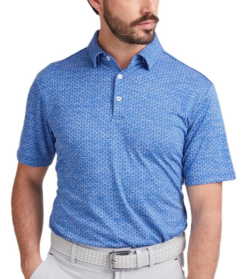 PING Rafe polo homme, bright cobalt