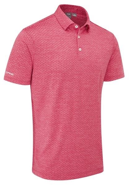 PING Rafe polo homme, rhapsody pink