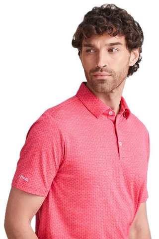 PING Rafe polo homme, rhapsody pink