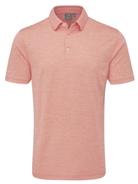 PING Rafe polo homme, wild salmon