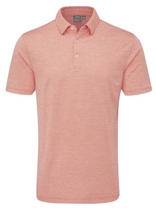 PING Rafe polo homme, wild salmon