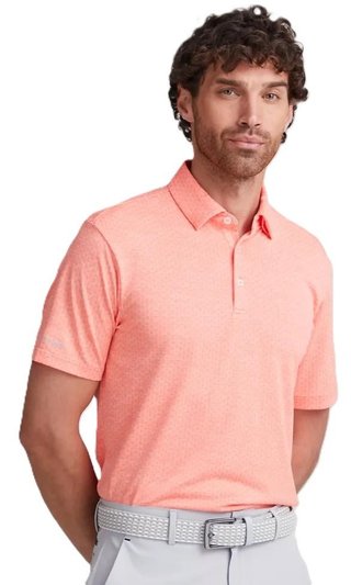 PING Rafe polo homme, wild salmon