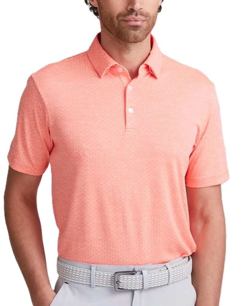 PING Rafe polo homme, wild salmon