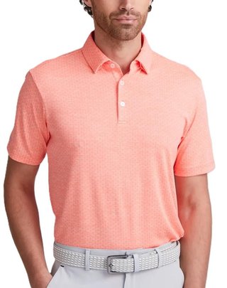 PING Rafe polo homme, wild salmon