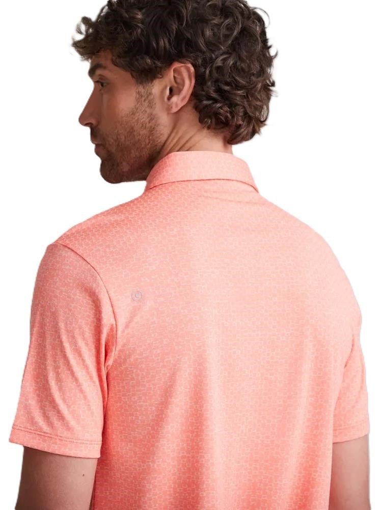 PING Rafe polo homme, wild salmon