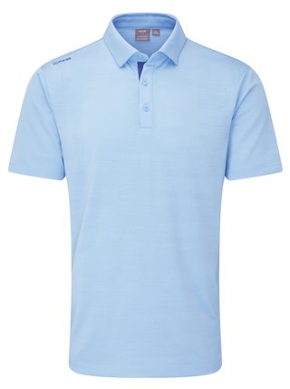 PING Claude Camo Mesh polo homme, baltic sea