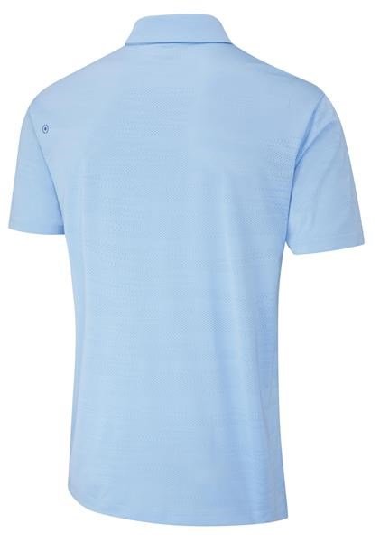 PING Claude Camo Mesh polo homme, baltic sea