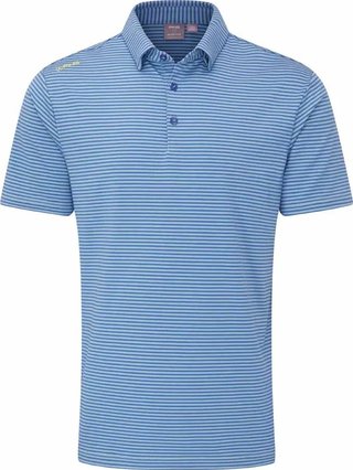 PING Langford polo homme, bright cobalt/white