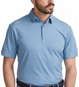 PING Langford polo homme, bright cobalt/white