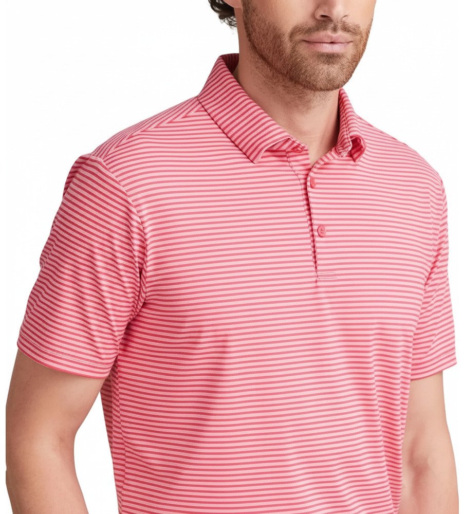 PING Langford polo homme, rhapsody/pink white