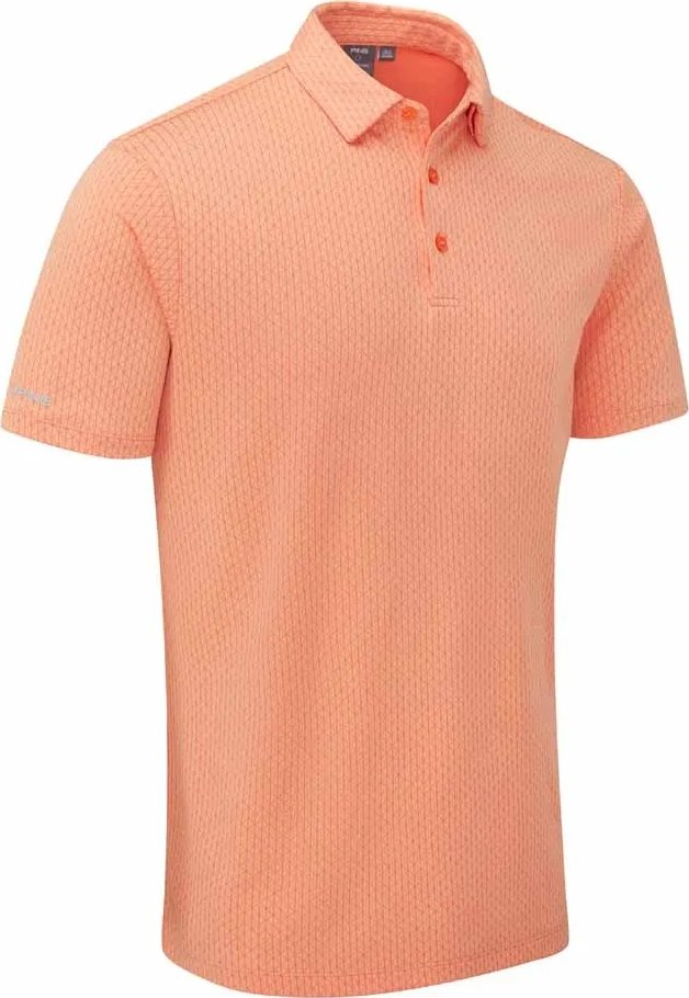PING Hershel polo homme, wild salmon multi