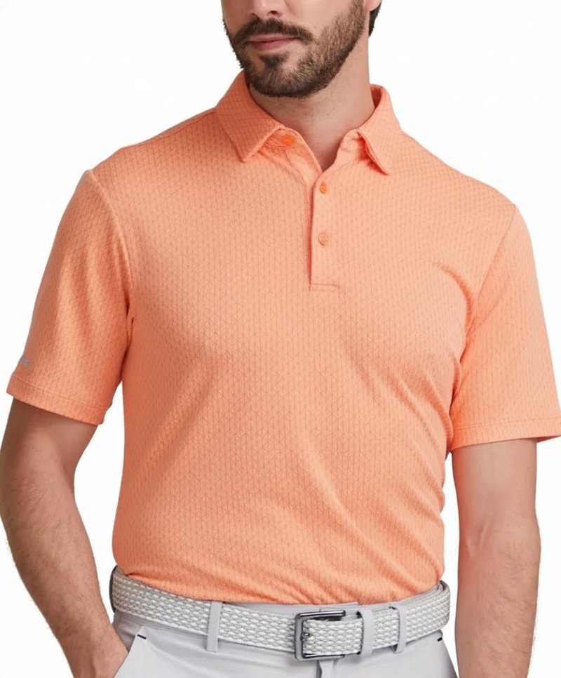 PING Hershel polo homme, wild salmon multi