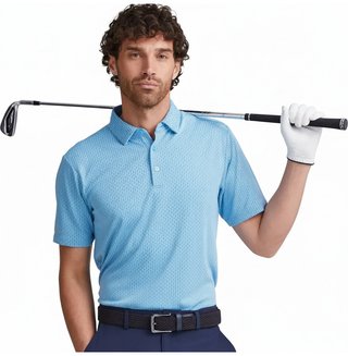 PING Hershel polo homme, baltic sea multi