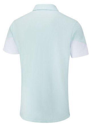 PING Ty polo homme, seaspray/blanc