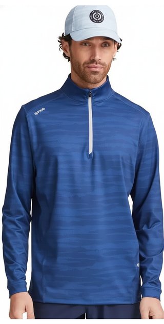 PING Latham Half Zip pull homme, inky multi
