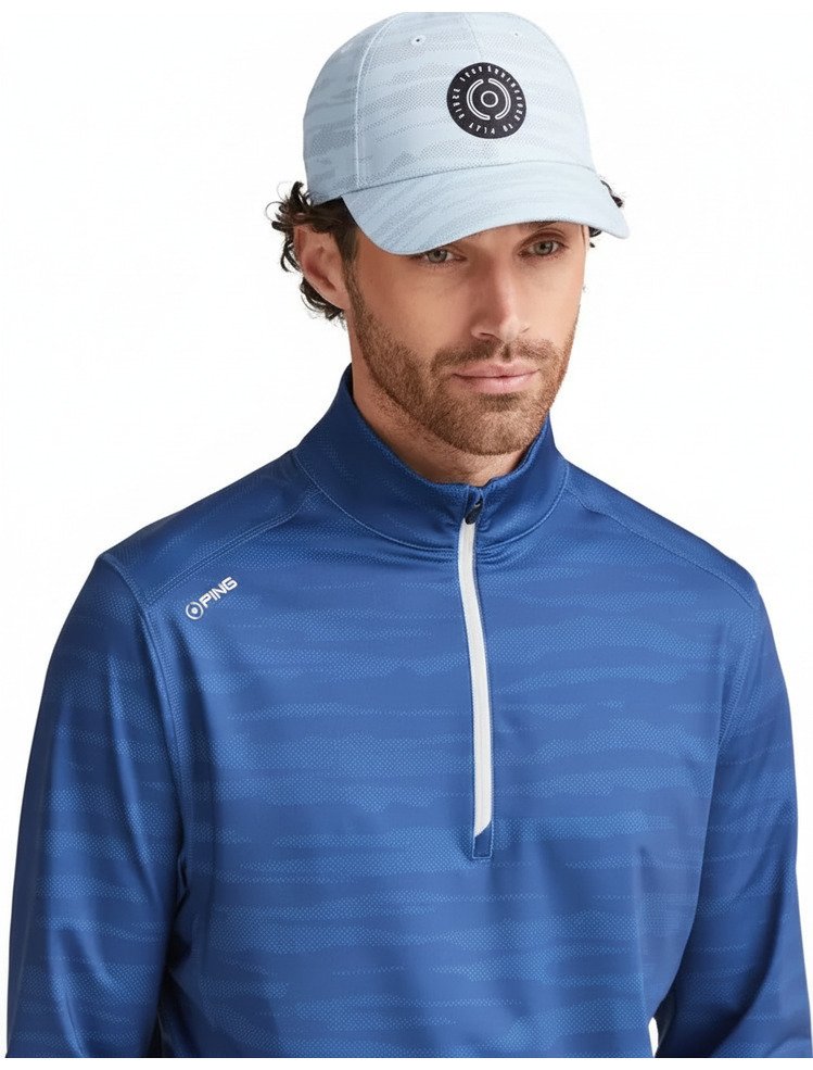 PING Latham Half Zip pull homme, inky multi
