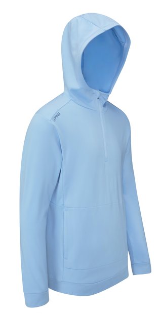 Ping Haldon Hooded Fleece sweat homme, baltic sea