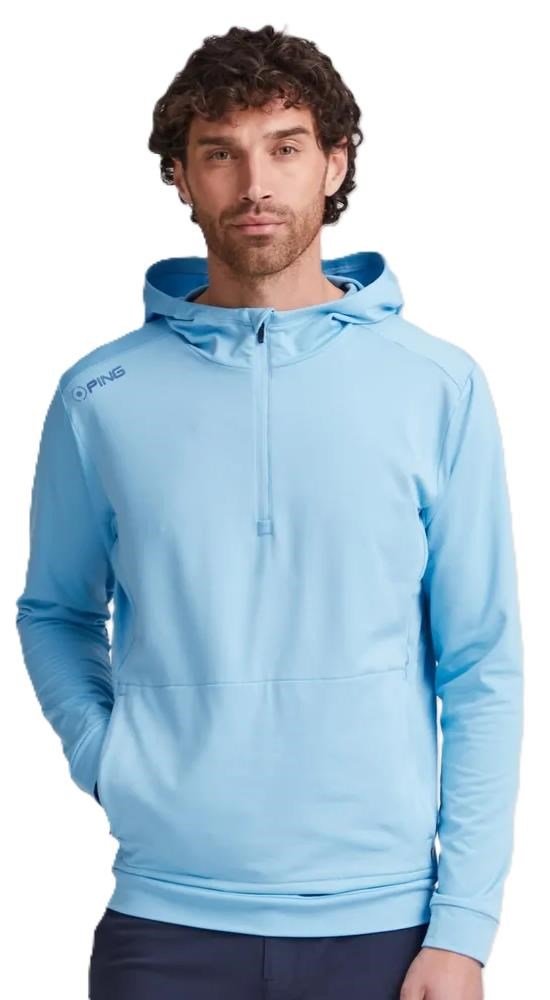 Ping Haldon Hooded Fleece sweat homme, baltic sea
