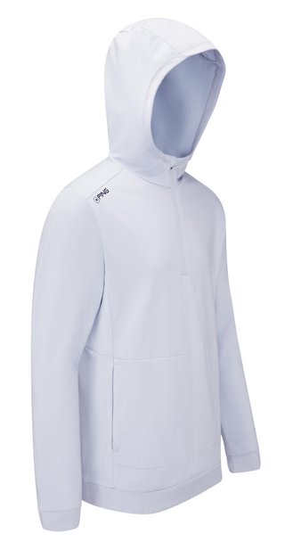 PING Haldon Hooded Fleece sweat-shirt homme, pearl grey