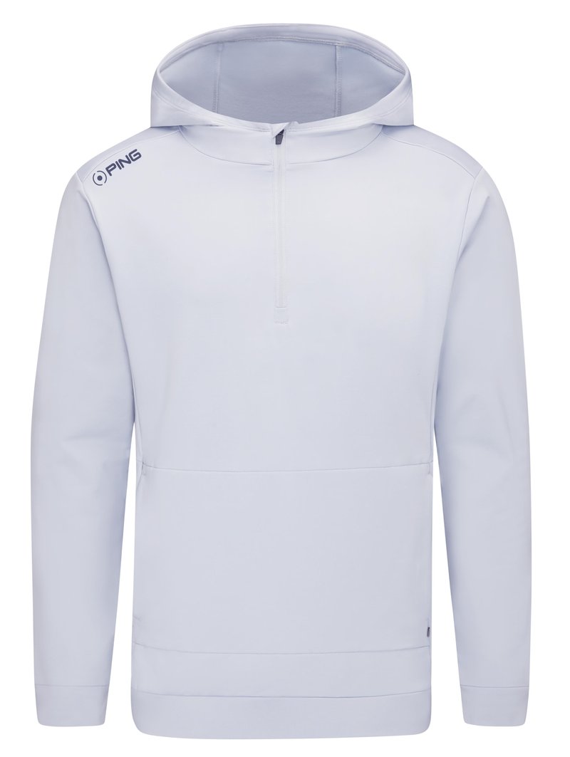 PING Haldon Hooded Fleece sweat-shirt homme, pearl grey