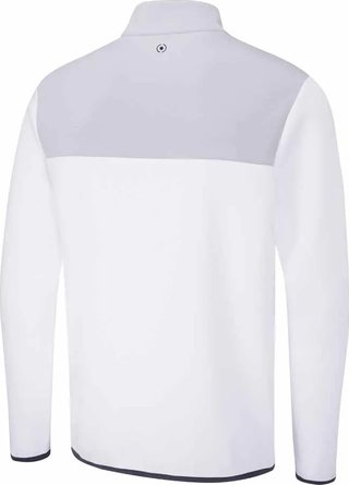 PING Kinver sweat-shirt homme, blanc/gris perle