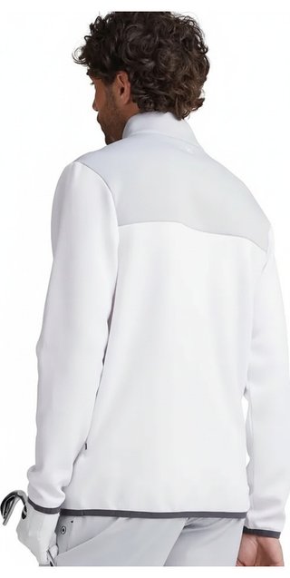PING Kinver sweat-shirt homme, blanc/gris perle