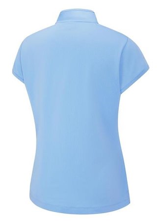 PING Evetta Jacquard polo femme, infinity blue