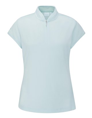 PING Evetta Jacquard polo femme, seaspray