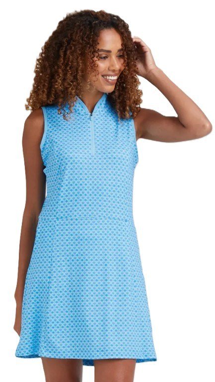 PING Ciara robe femme, azure geo
