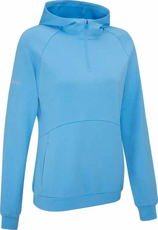 PING Rhona Textured hoodie femme, infinity blue