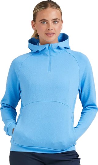 PING Rhona Textured hoodie femme, infinity blue