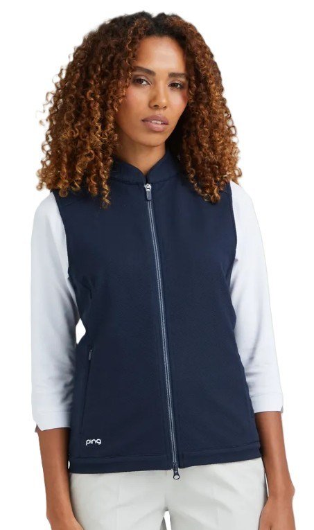 PING Mischa gilet femme, bleu marine