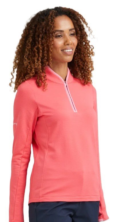 PING Abigale Fleece sweat femme, rose paradise