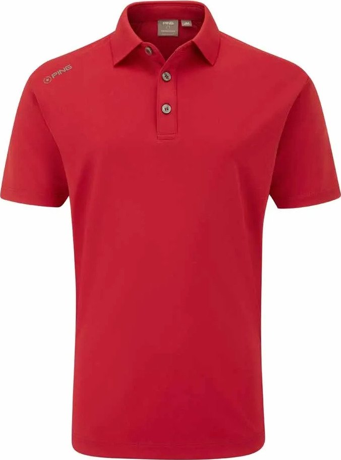 PING Lindum Junior polo enfant, rich red