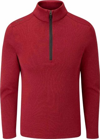 PING Ramsey Junior midlayer homme, Rich Red Marl