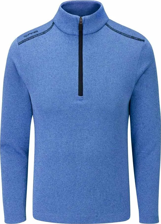 PING Ramsey Junior pull homme, Snorkel Blue Marl