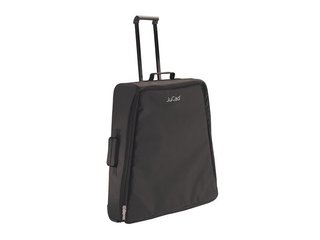 JuStar Silver 3-Wheeled chariot manuel, titanium silver finish + sac de transport Classic, frein mécanique