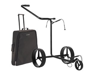 JuStar Black 3-Wheeled chariot manuel, noir